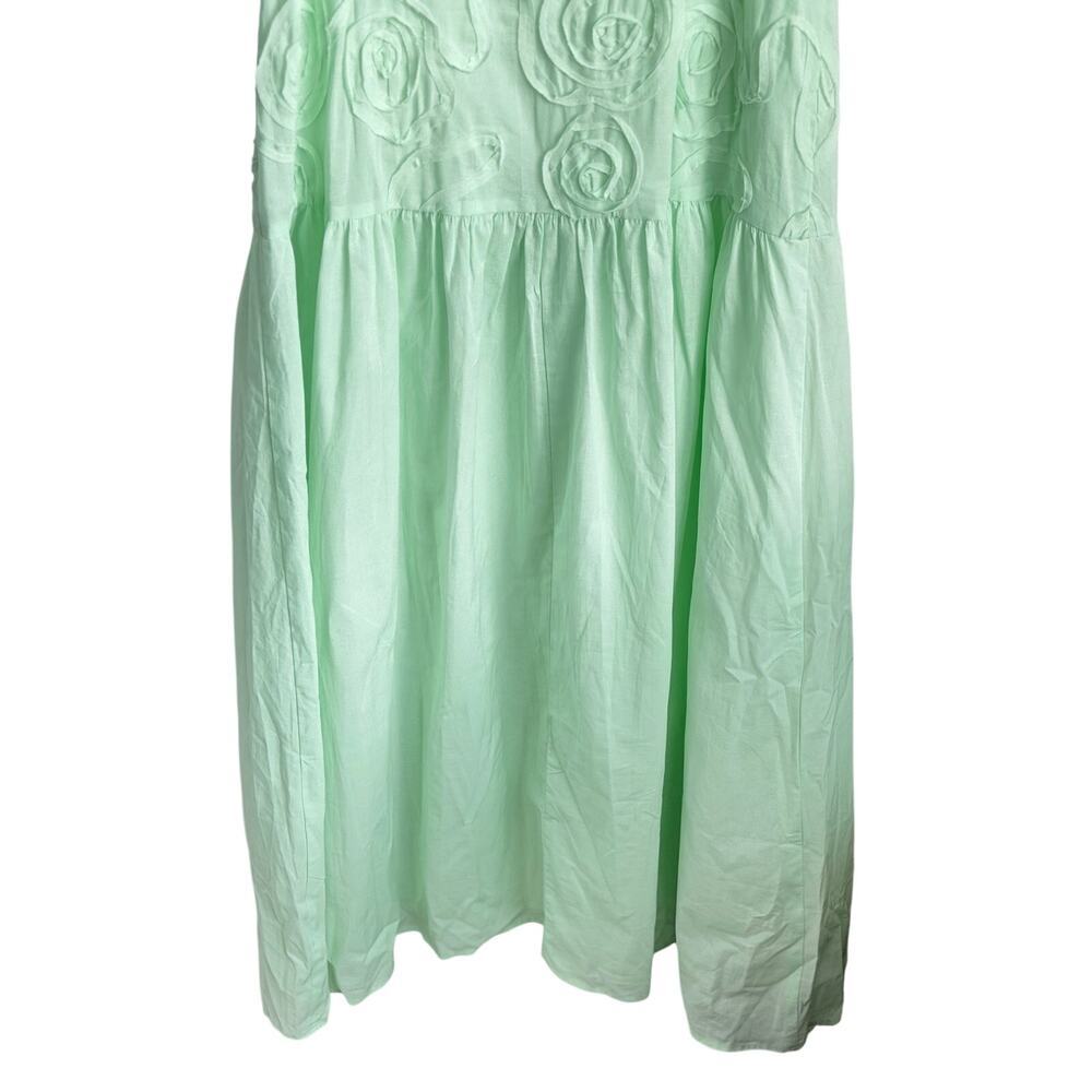 Bec & Bridge Haze Textured Floral Maxi Dress Mint Green Women's Size US 2 NWT - Picture 10 of 14